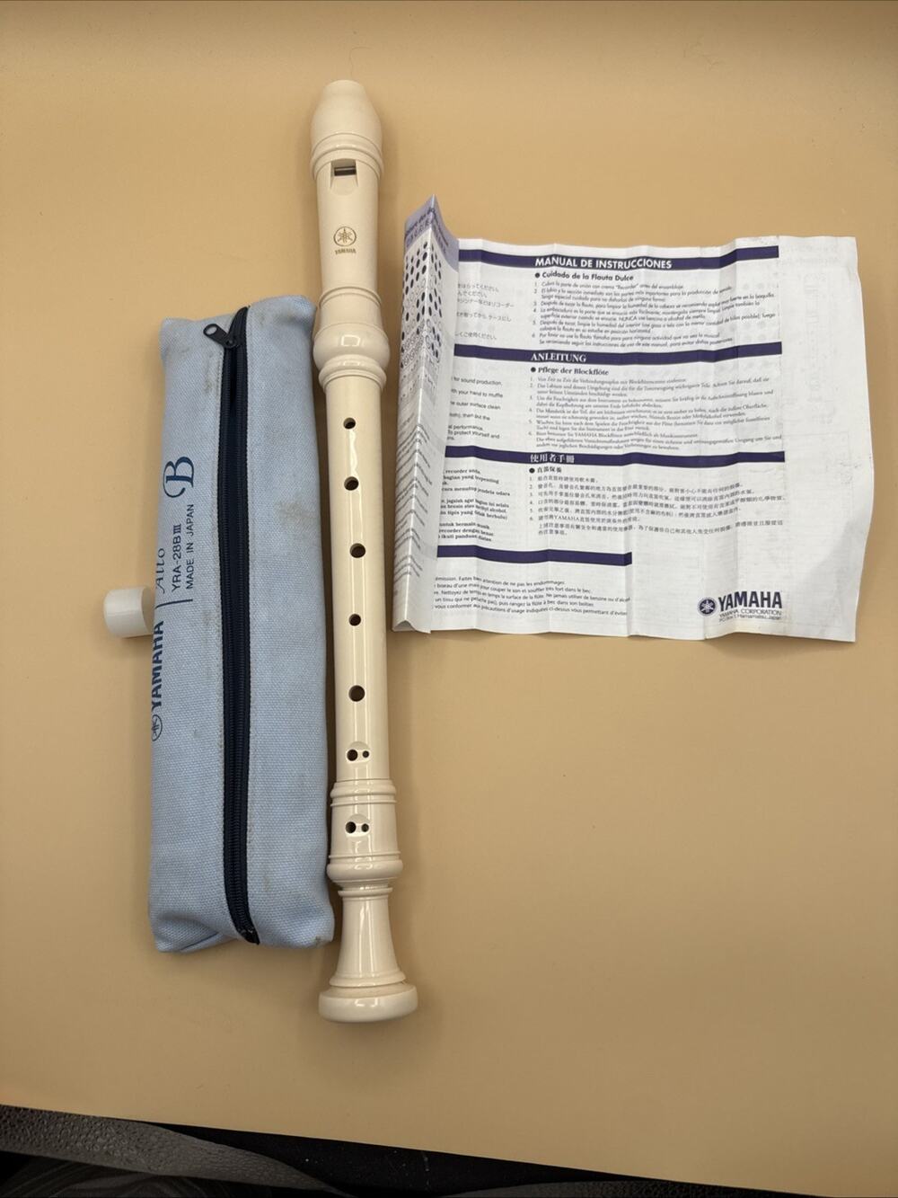 Yamaha Alto Recorder YRA 28BIII Made in Japan With Case